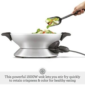 BREVILLE‎ The Hot Wok Pro Electric Wok 14" Diameter BEW600XL - Tested and Works
